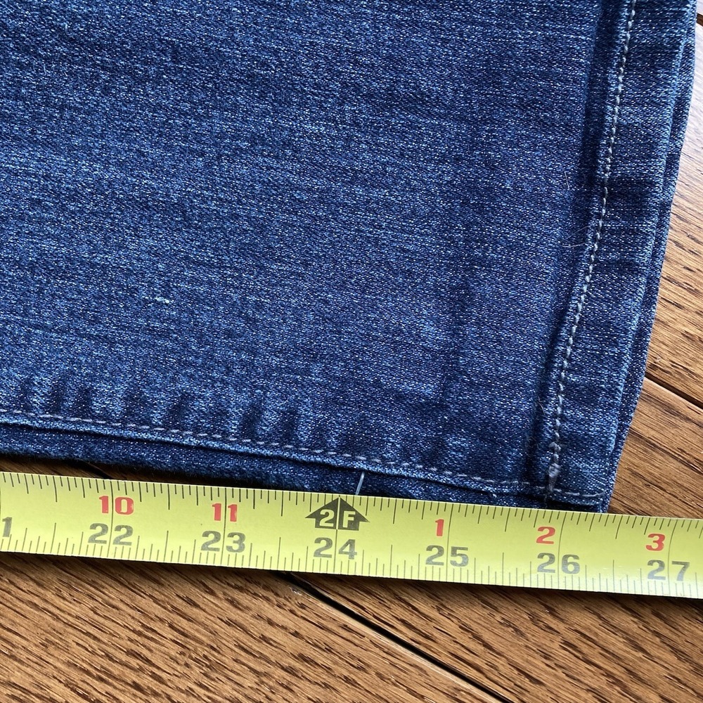 Bandolino Lania Ankle Cropped Embroidered Stretch Denim Jeans Womens 6 32 32x26 - Picture 11 of 12